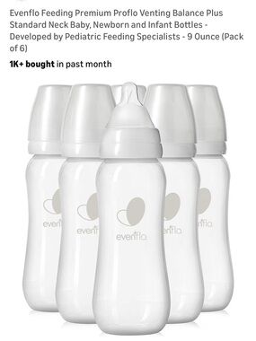 Evenflo Balance Baby Bottles 6pk Standard size 9oz NEW